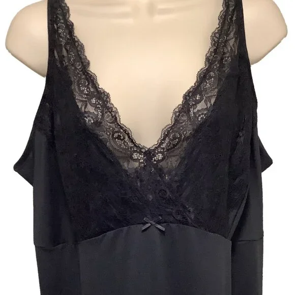 NWT Avenue Black Nightgown Size:  18-20 - Picture 2 of 8